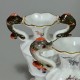 Meissen - Pair of small vases with dolphins - Eighteenth Century