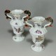 Meissen - Pair of small vases with dolphins - Eighteenth Century