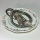 Assiette en faïence d'Alcora décorée en trompe-l'oeil - XVIIIe siècle