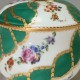Pot à sucre en porcelaine de Vincennes - Sèvres à décor de rubans verts - XVIIIe siècle