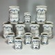 Set of twelve jars of pharmacy - Eighteenth century