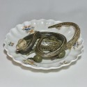 Assiette en faïence d'Alcora décorée en trompe-l'oeil - XVIIIe siècle - VENDU