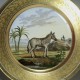 Paris - Three plates with animal decoration - first third of the nineteenth century