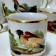 Paris - Tea and Coffee Service with Bird Decor - Empire Period