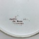 Paris - Porcelain plate from PARIS, Manufacture du Petit Carousel (2) - Eighteenth century