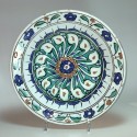 Iznik - Ceramic dish - Rosace decoration - Around 1600 - SOLD