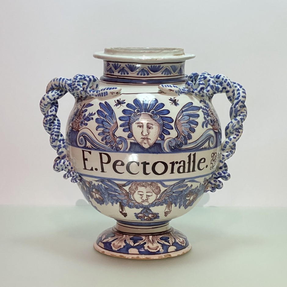 Montpellier - Olliver Factory - Large pharmacy vase - Around 1700 - SOLD