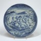 Savone – Paire de plats en camaïeu bleu – Vers 1700
