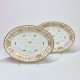Paris - Porcelain Nast - Pair of small flat ovals - Around 1800