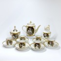 Porcelain coffee service with grisaille decoration - Paris - Manufacture de Locré - Directoire period - SOLD