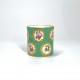 Sèvres. Pot à fard en porcelaine tendre à fond vert - XVIIIe siècle