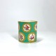 Sèvres. Pot à fard en porcelaine tendre à fond vert - XVIIIe siècle