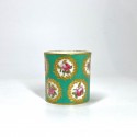 Sevres. Soft porcelain fard pot with green background - Eighteenth century - SOLD