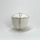 Saint-Cloud - Covered pot mounted in silver - Eighteenth century