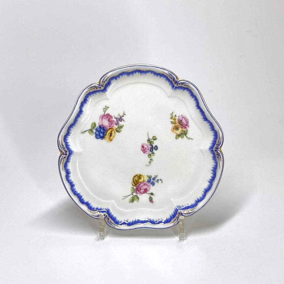 Vincennes-Sèvres - Ice cream cup tray called "bouret tray" - Eighteenth century - SOLD
