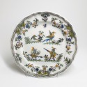 Moustiers - Plate with grotesque decoration - Eighteenth century - SOLD