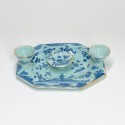 Savona earthenware egg dish - End of the seventeenth century - SOLD