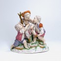 Niderviller - Group depicting three children known as "Le sabot cassé" - Eighteenth century - SOLD