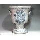 Nevers - vase de jardin Médicis aux armes de la famille Mancini Mazarini – Ducs de Nevers - XVIII° siècle