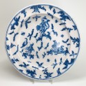 Large earthenware dish from Moustiers - Eighteenth century