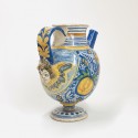 Rare pharmacy jar in majolica from Montpellier - Seventeenth century SOLD