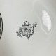 Creil - Grand plat décorée en grisaille - début du XIXe siècle