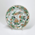 Chinese Famille verte porcelain plate - Kangxi period (1662-1722) - SOLD