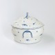 Arras - Terrine en porcelaine tendre, décor à la brindille - XVIIIe siècle