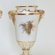 Lille - Pair of vases with grisaille decoration - Eighteenth century