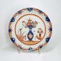 Delft - Earthenware plate with "Delft doré" decoration - Early Eighteenth century