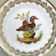 Paris (Nast) - Six assiettes en porcelaine à décor d'oiseaux - Début du XIXe siècle