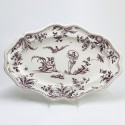 Lyon - earthenware dish with putti decoration - Eighteenth century - SOLD