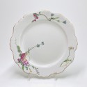 Marseille (Robert) Plate decorated with flowers and fruit - Eighteenth century