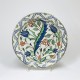 Iznik - Ottoman Turkey - Tobacco dish with saz palm - Circa 1600