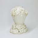 Saint-Cloud - White enameled potpourri vase - Eighteenth century