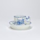 Mennecy porcelain cup and saucer - Eighteenth century - SOLD