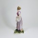 Lunéville - Earthenware statuette representing a young woman - Eighteenth century