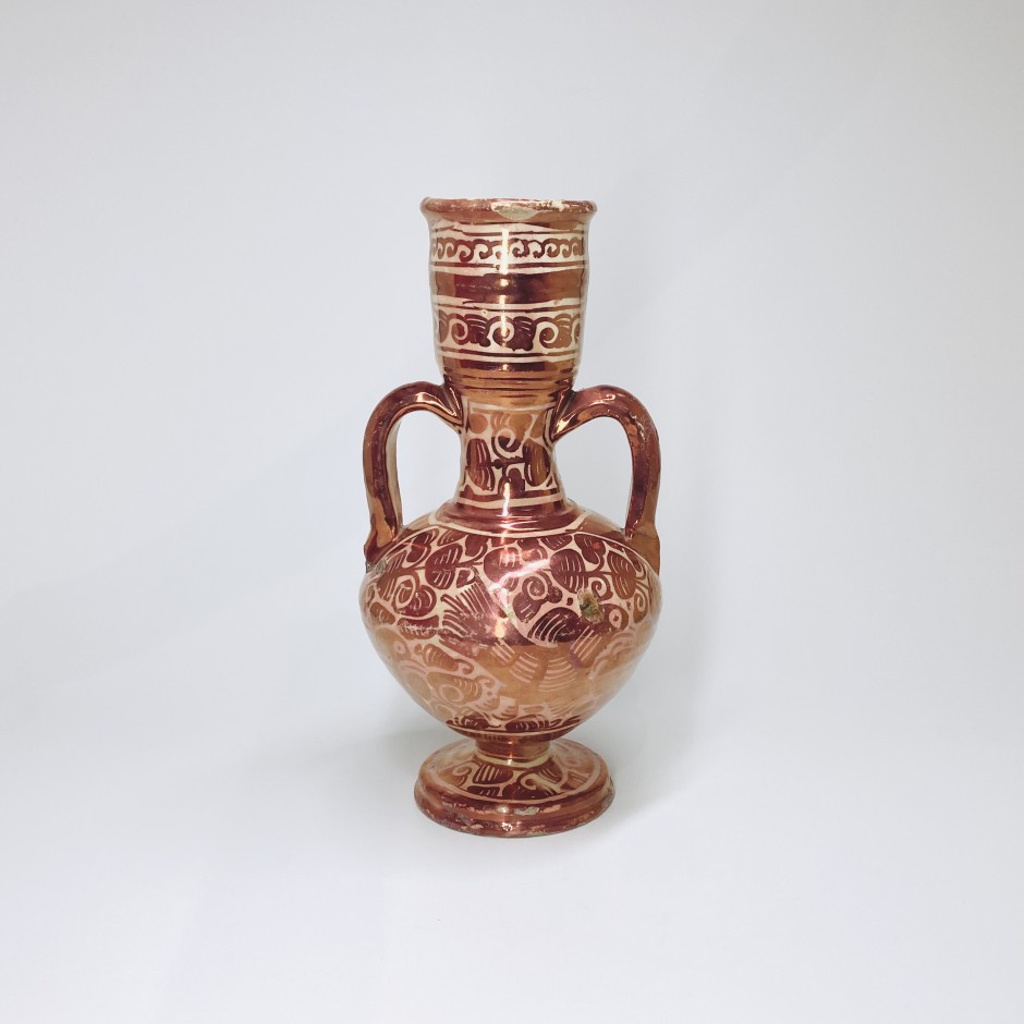 Baluster vase - Hispano-Moorish - Early eighteenth century