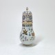 Rouen - Rare saupoudreuse à décor dit "au chèvrefeuille" - XVIIIe siècle