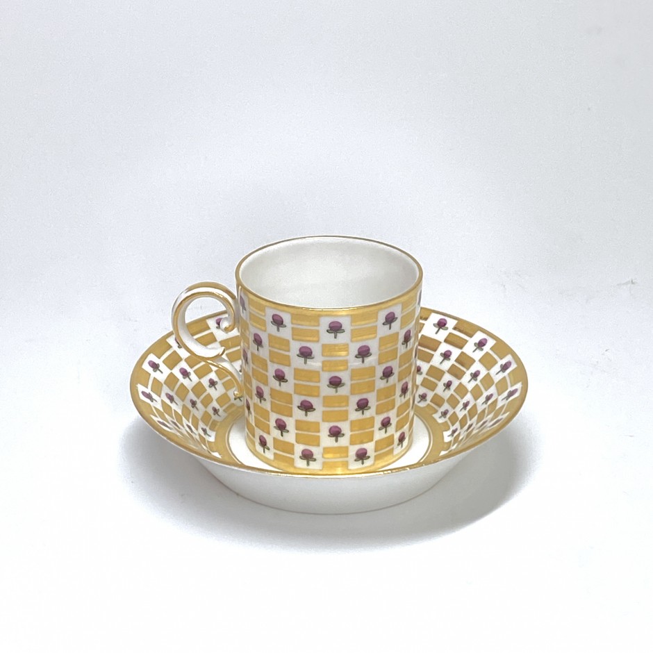 Sèvres - Litron cup and saucer in hard porcelain - Eighteenth century