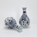 Rouen - Paire de vases bouteille -Début du XVIIIe siècle - VENDU