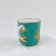 Sèvres soft porcelain cup with green background - Eighteenth century